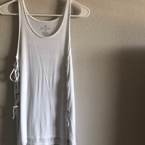 White soft and sexy tank top